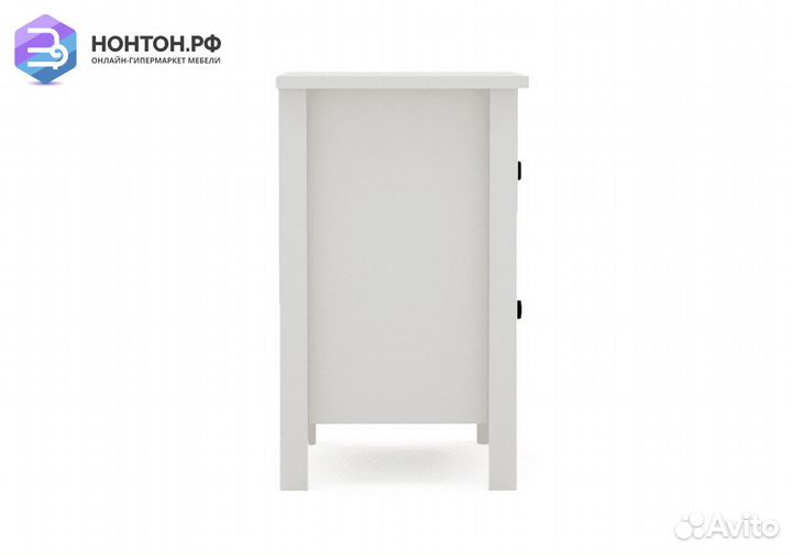 Тумба с 2-мя ящиками khimki белая