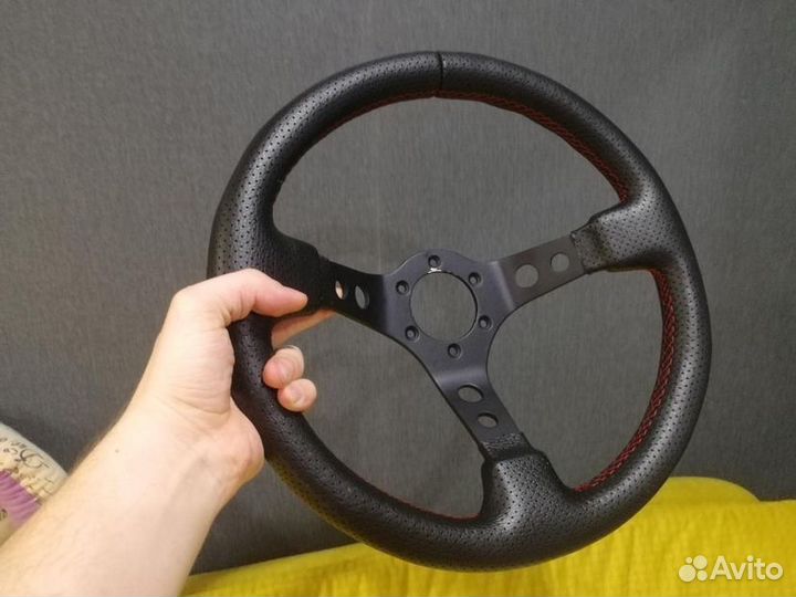 Руль спортивный с выносом NO name