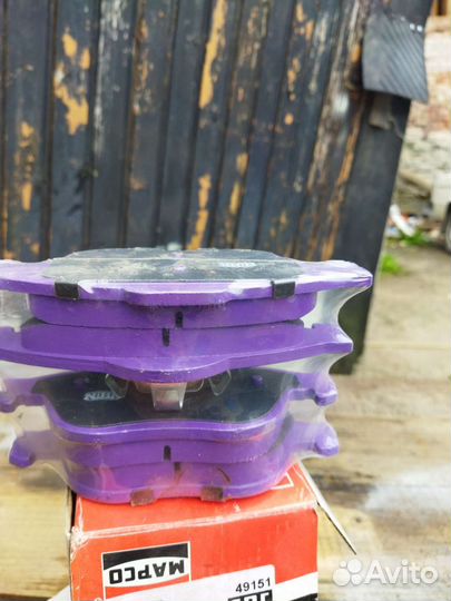 Колодки передние на Renault Megane