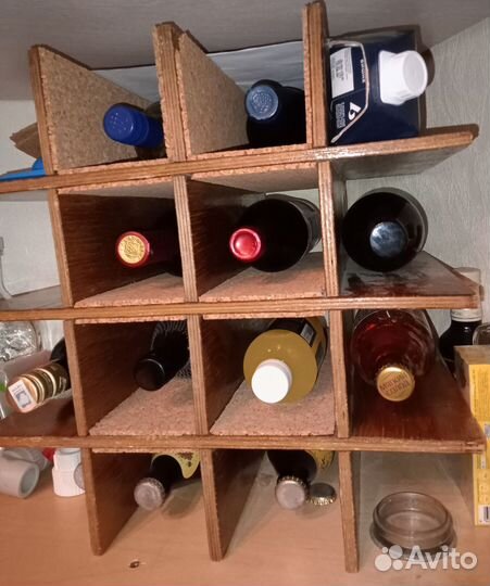 Бутылочница из фанеры