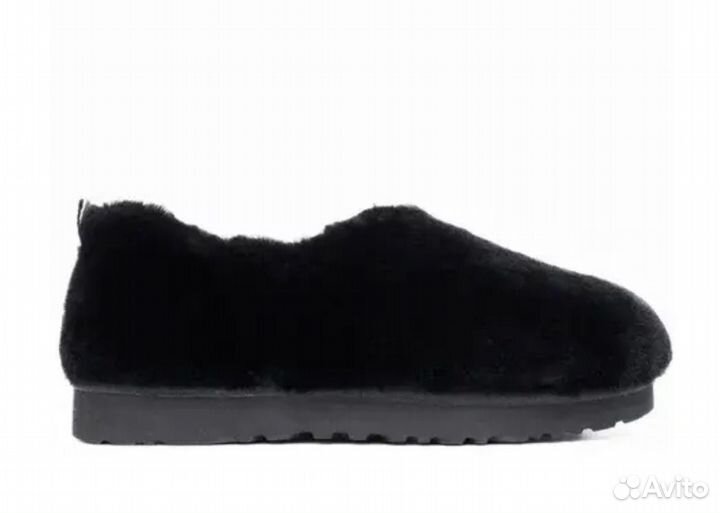 Ugg Hailey Fluff Slippers Black/natural