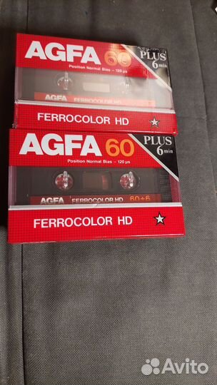 Аудиокассеты agfa ferrocolor hd