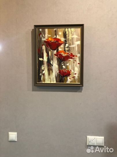 Интерьерная картина на холсте 