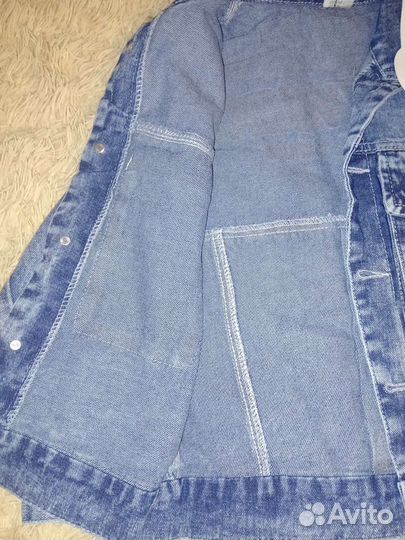 Джинсовая куртка для мальчика 104 110