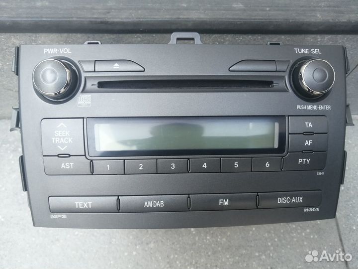 Авто магнитола Toyota corolla 86120-12D50