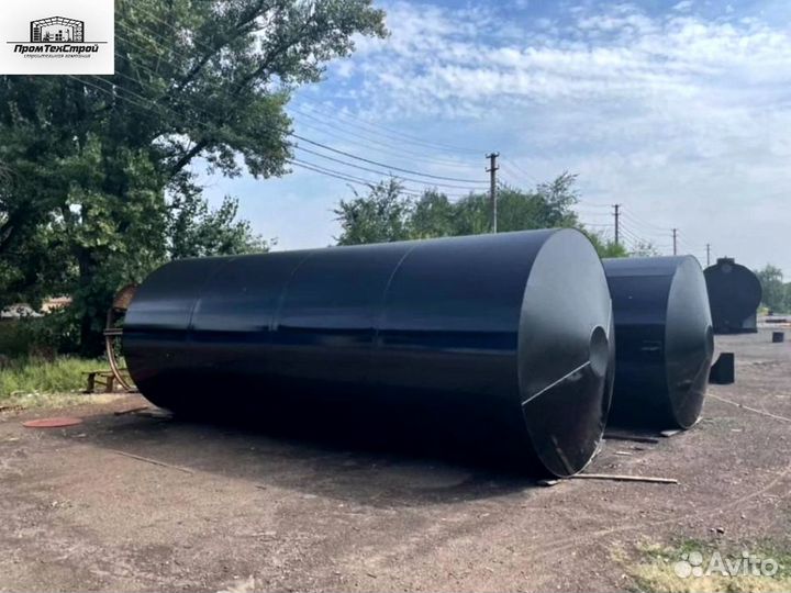 Резервуар горизонтальный стальной подземный / надз