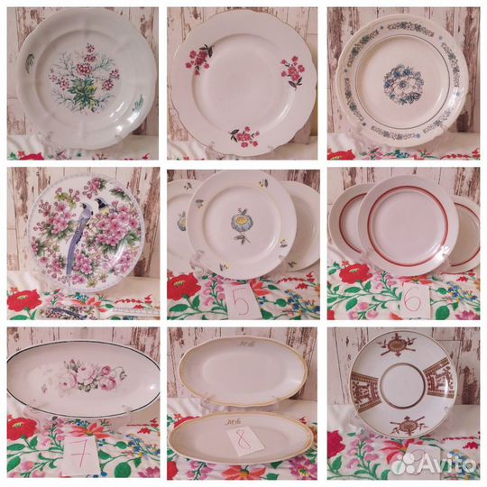 Посуда (фарфор, хрусталь) СССР