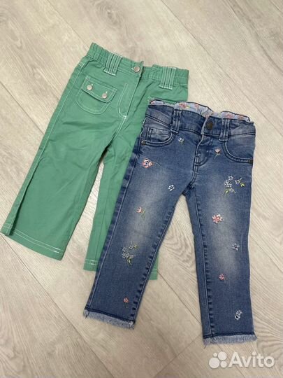 Джинсы для девочки 86 92