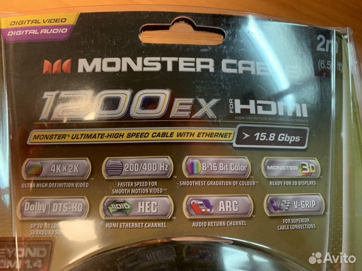 Кабель hdmi Monster Ultimate High Speed 1200ex 2 м