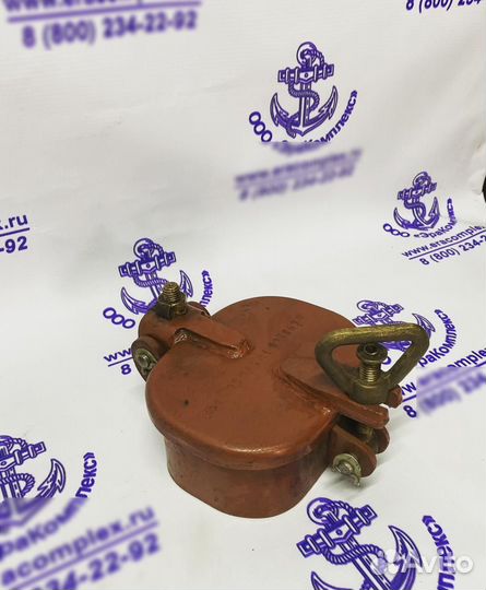 Судовая Крышка вентиляционная (сталь) 130х100