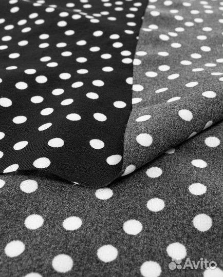 Блузочная ткань в горошек