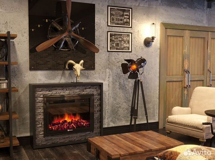 Портал Firelight Loft 30 камень, эмаль