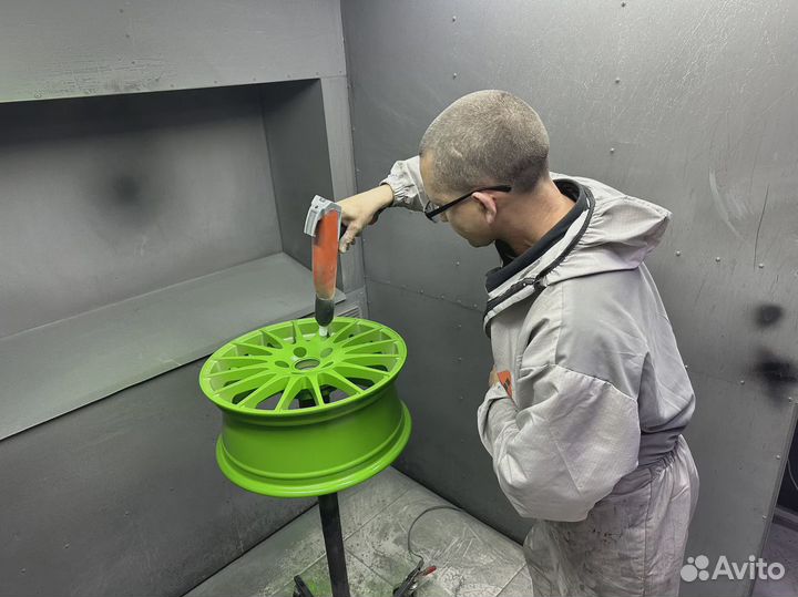 Порошковая покраска дисков и суппортов