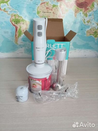 Погружной блендер Scarlett новый