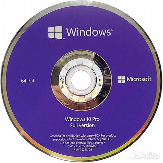 Установочный DVD Windows 10 Windows 7