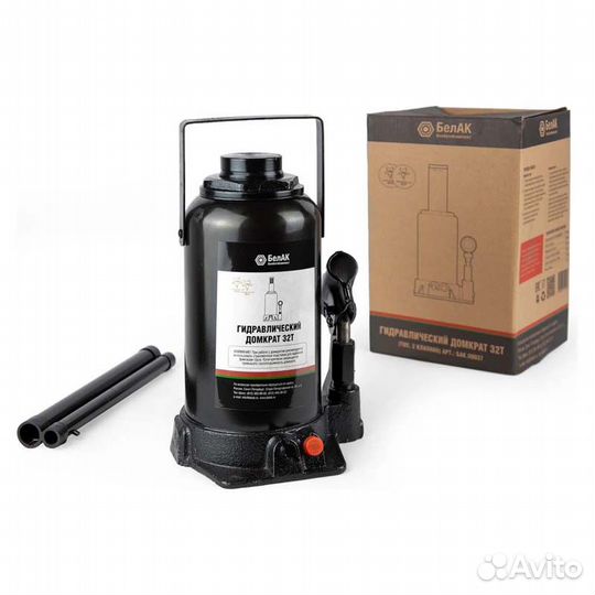 Домкратбелак, бак.00037, 32 тонны (255мм/400мм), система защиты от перегруза