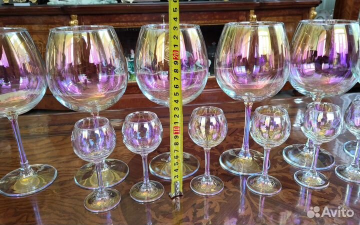 Бокалы фужеры рюмки