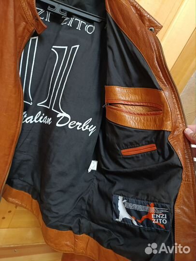 Кожаная куртка enzi zito