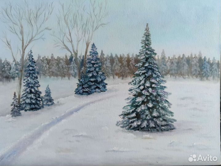 Картина маслом. 