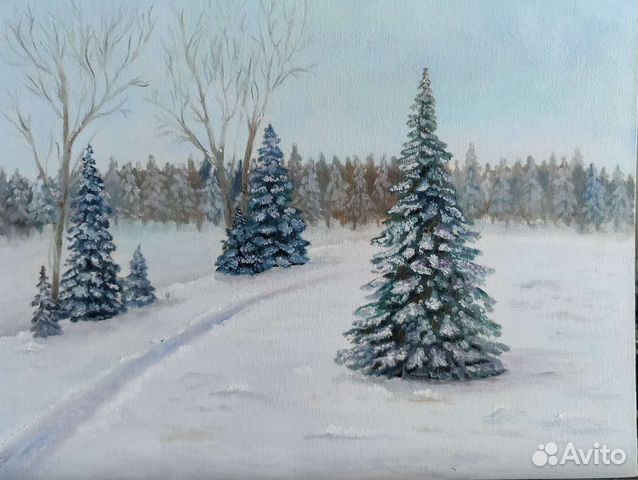 Картина маслом. 