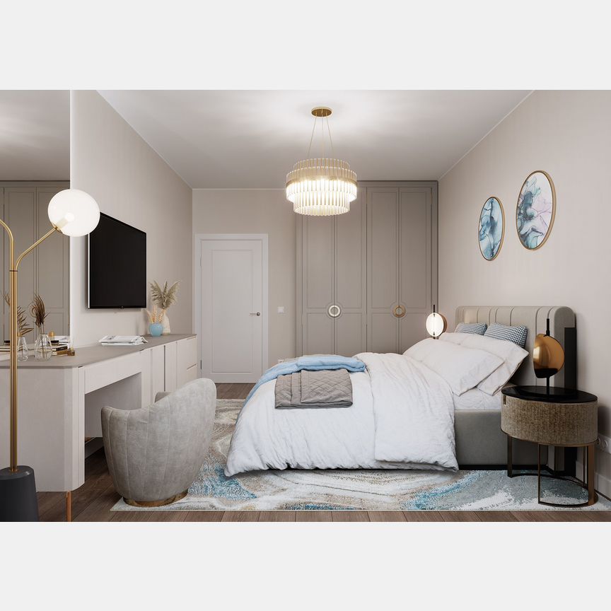 2-к. квартира, 54,8 м², 2/20 эт.