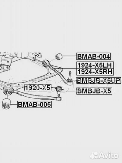 Шаровая опора bmbjb-X5