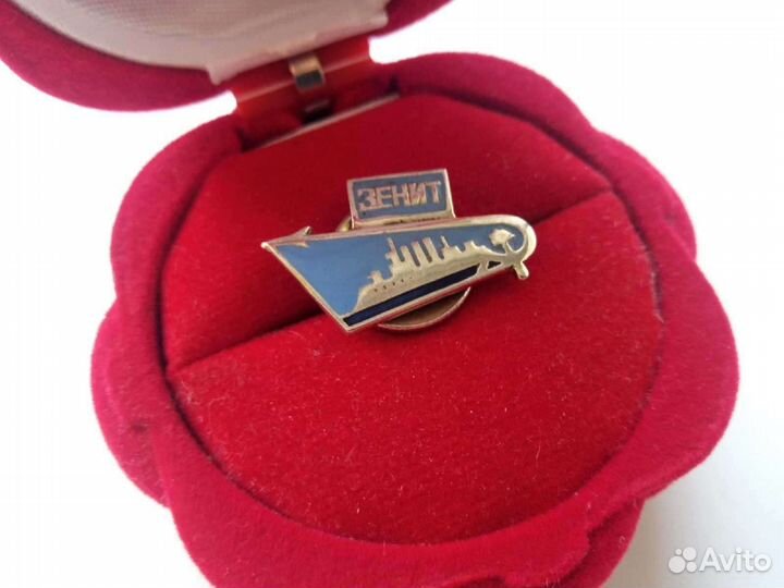 Знак, значок серебро 925. Зенит. Футбольный клуб