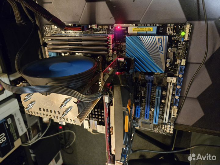 Комплект asus p9x79 i7 3820 2011 охлаждение