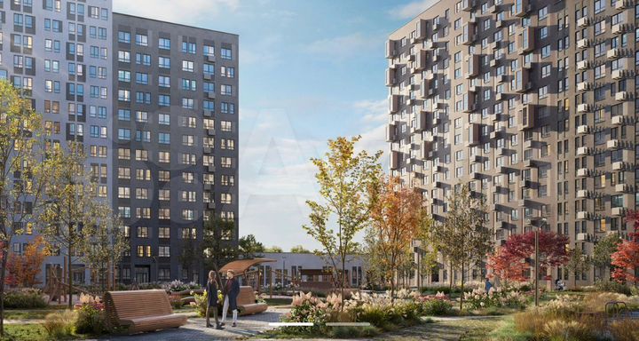 1-к. апартаменты, 32,3 м², 9/17 эт.