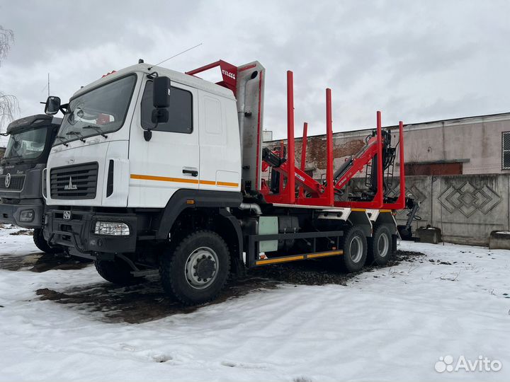 Лесовоз (сортиментовоз) МАЗ 630228-8576-012 с КМУ Palfinger, 2025