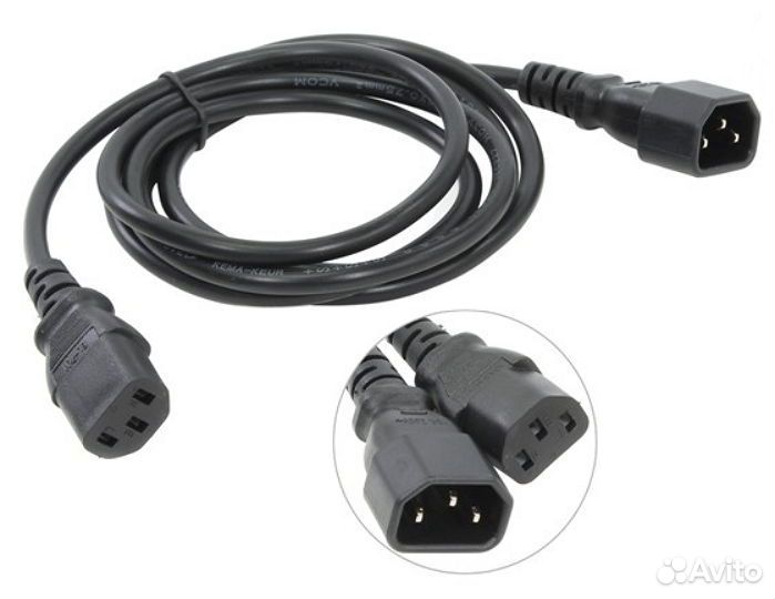 Шнур 220V для компьютера, ноуутбука и упс