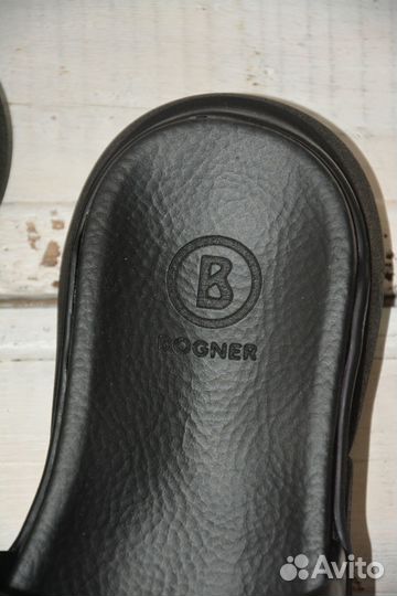 Новые р 36.5 Bogner Оригинал шлепанцы натур кожа