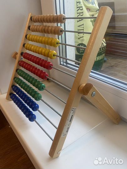 Деревянные счеты Икеа