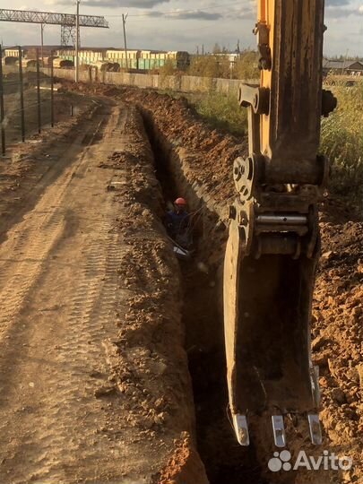 Экскаватор аренда услуги погрущика гусянка