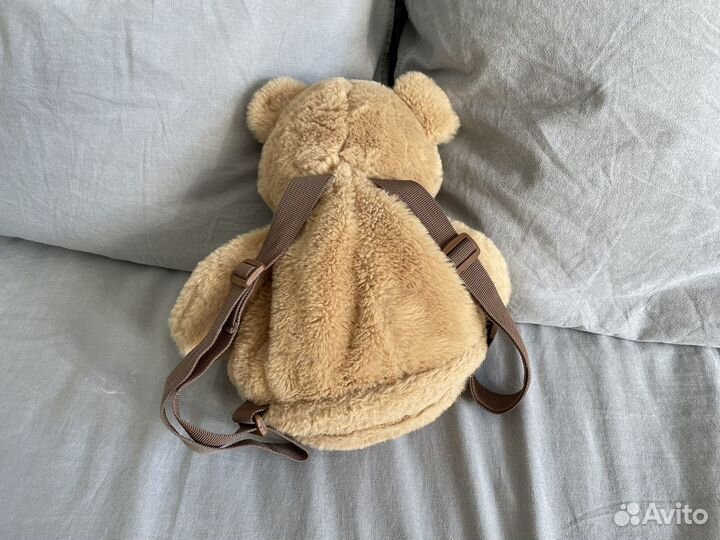 Рюкзак мягкая игрушка (заяц, мишка, бык)