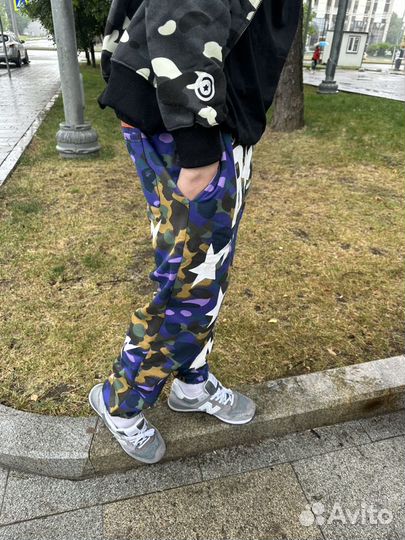 Штаны Bape Star Shark Бэйпе Звезда Бэйп Новые