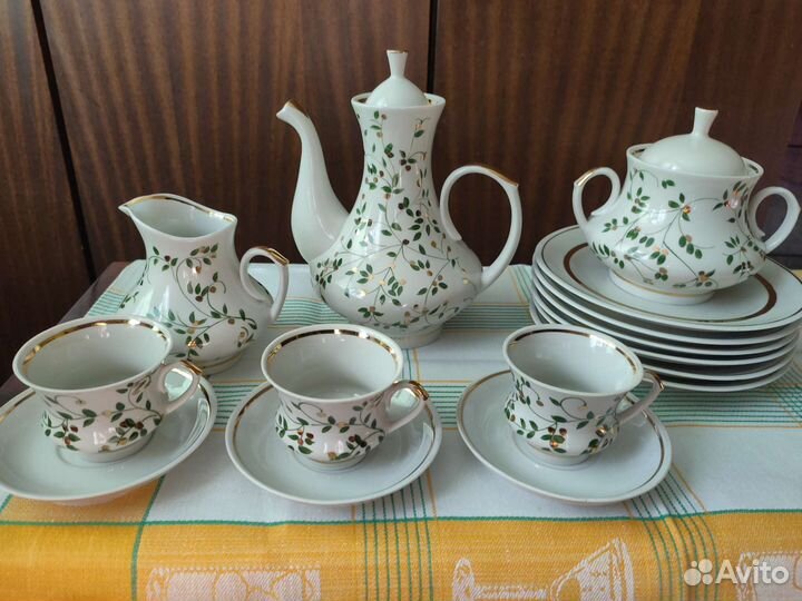Кофейный сервиз фарфор