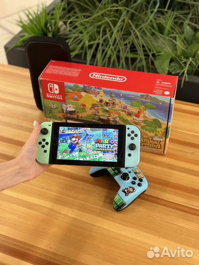 Чип Nintendo Switch Limited Edition+ microSD+Игры