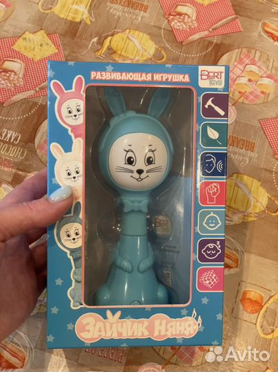 Зайчик няня BertToys и Говорящий мишка