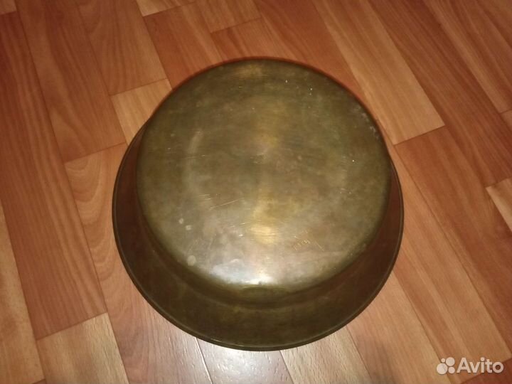 Латунный таз для варенья СССР