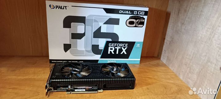 Видеокарта rtx 3050 Palit Dual OC