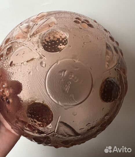 Ваза цветное стекло СССР