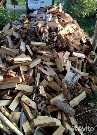 Дрова колотые Береза