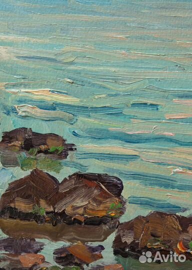 Картина маслом морской пейзаж