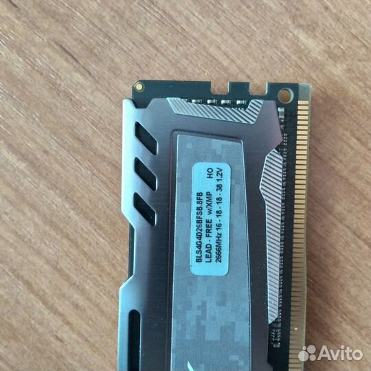 Оперативная память Ballistix 8GB Kit (4GBx2)