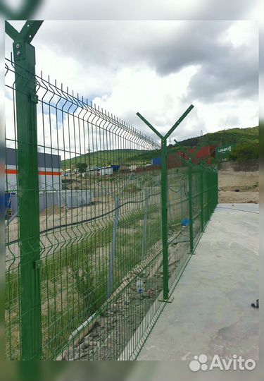Забор сетка 3д