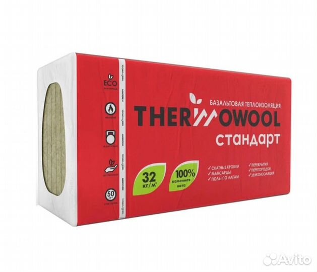 Утеплитель Изомин Термовул Стандарт (32 кг/м3)