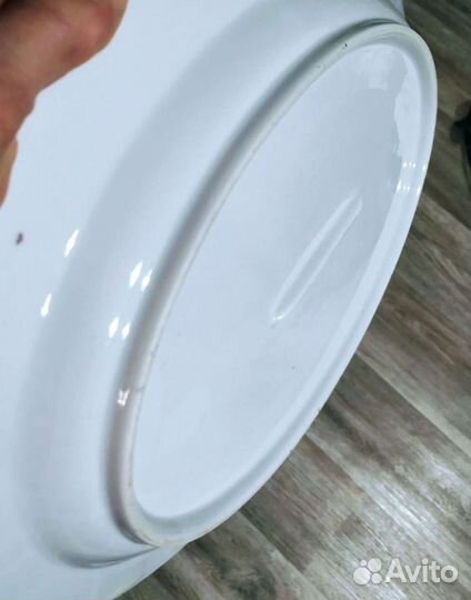 Старинный фарфор, овальное блюдо