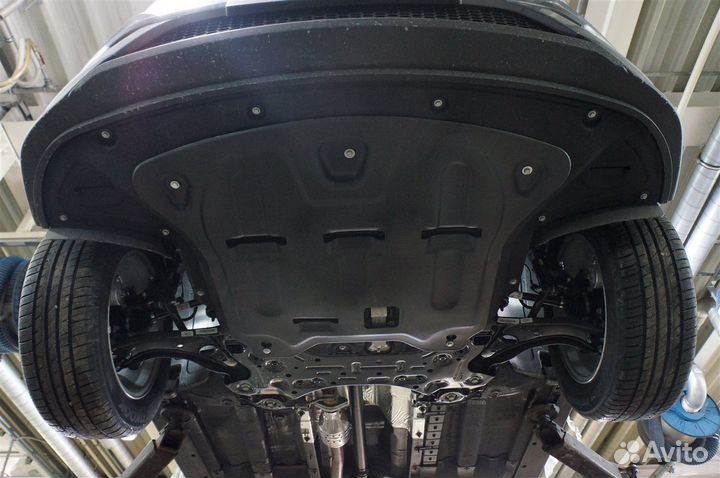 Защита картера и кпп Kia Sportage 16-21г композит