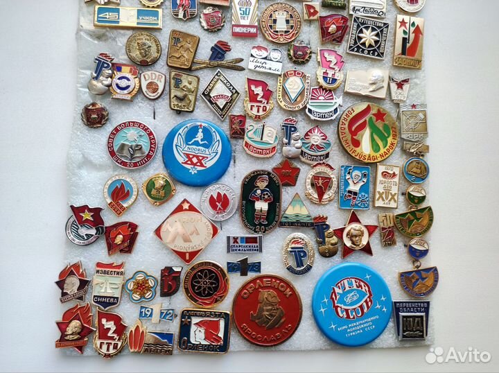 Значки СССР пионерия, юные